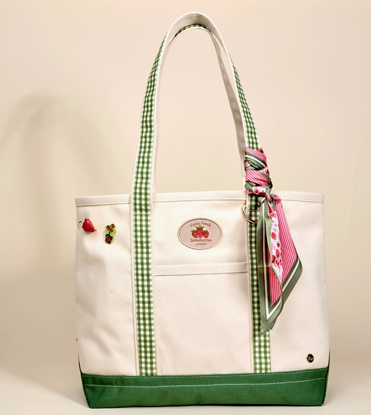Strawberry Fields Canvas Tote Bag