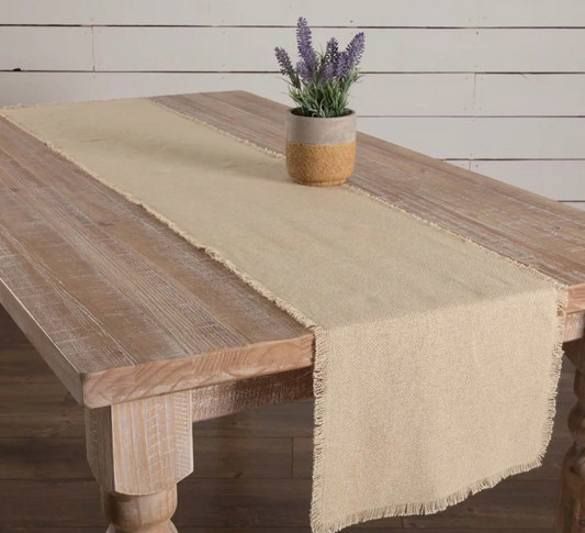 Burlap Vintage Runner