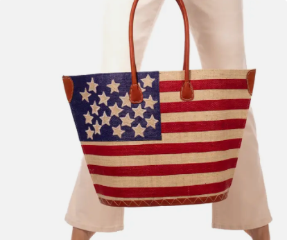 American Flag Tote Bag