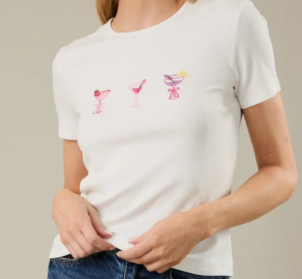 Cocktail Short Sleeve Top