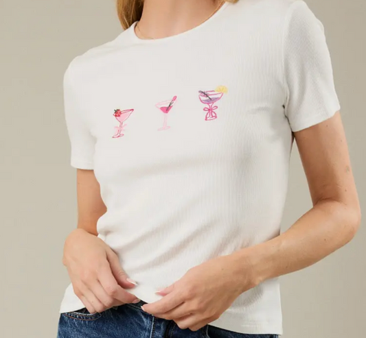 Cocktail Short Sleeve Top
