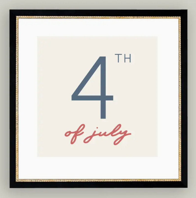 4th of July Framed Print