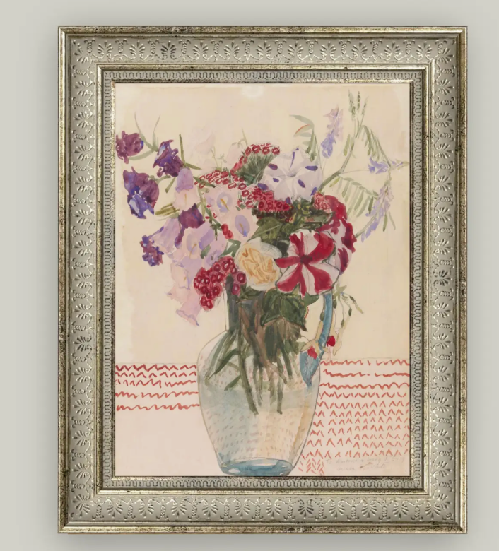 Fleurs Dan Un Vase Framed Print