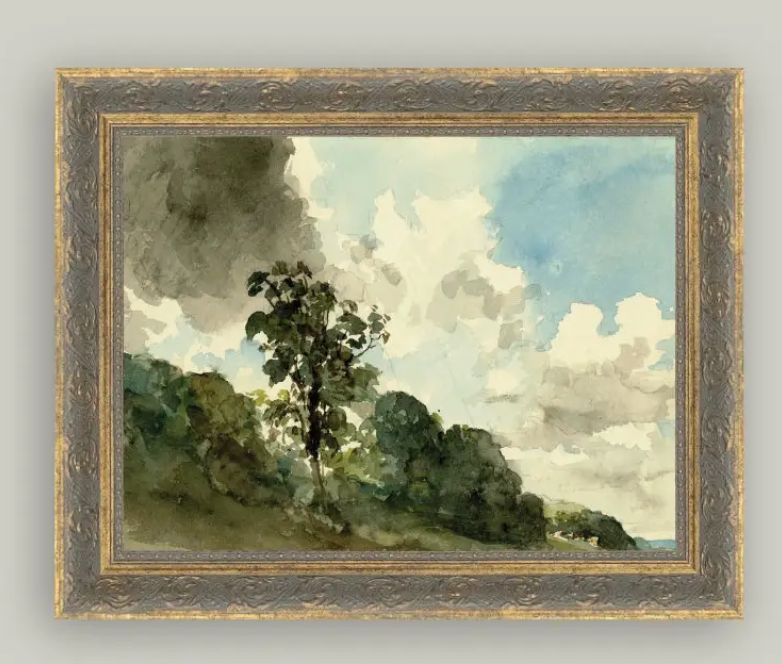 Hampstead Framed Antique Art