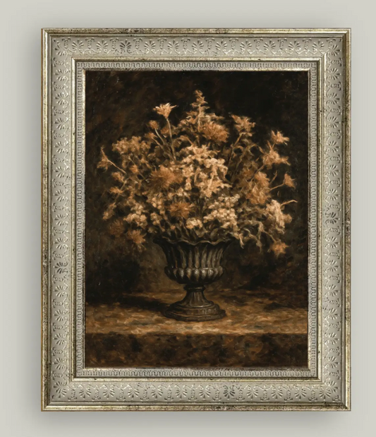 Mourning Vase Framed Print