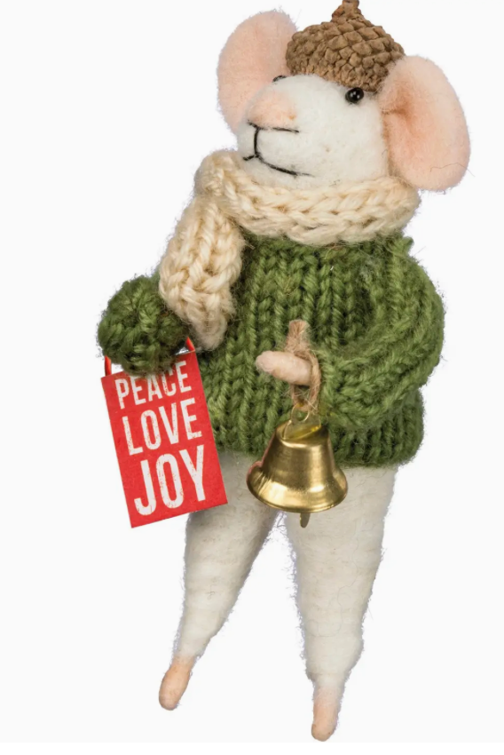 Peace Love Joy Mouse Critter
