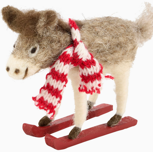 Skiing Donkey Critter