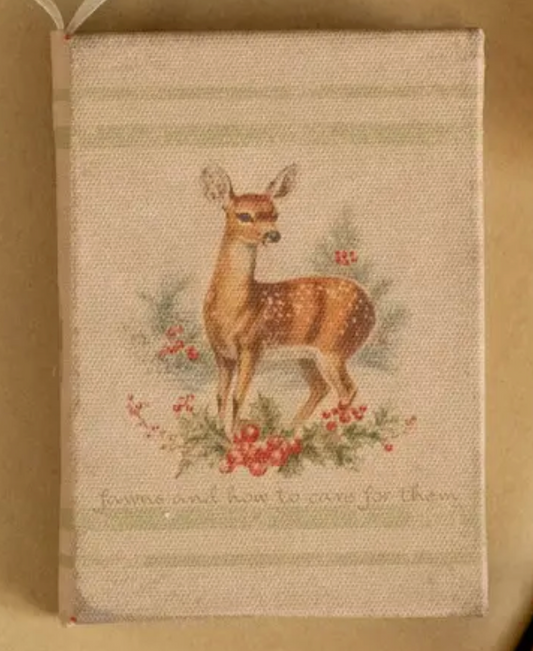 Fawns and How to Care for Them Journal Ornament
