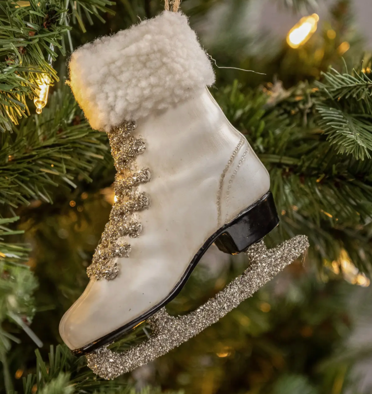 White Ice Skate