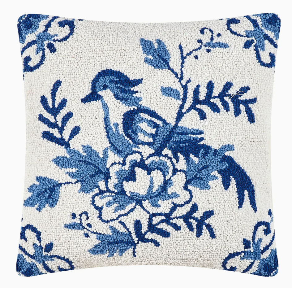 Bluebird Hook Pillow
