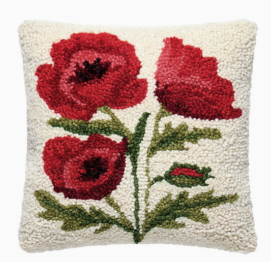 Poppy Hook Pillow