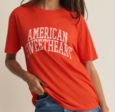 Z Supply Sweetheart Boyfriend Tee