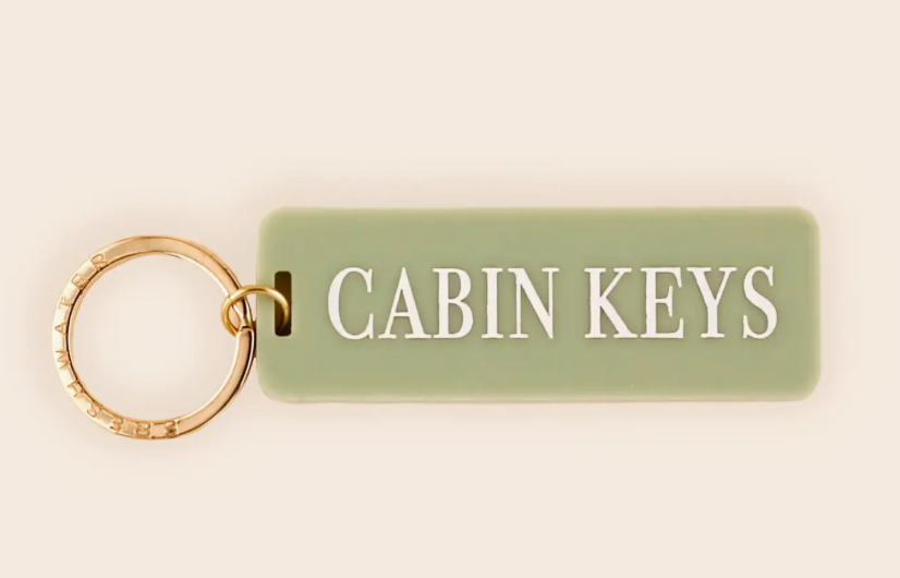Freshwater Cabin Keys Rectangle Keychain