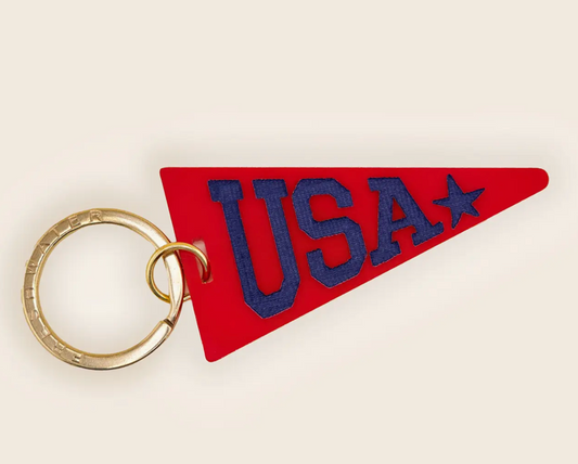 Freshwater Pennant Flag Keychain