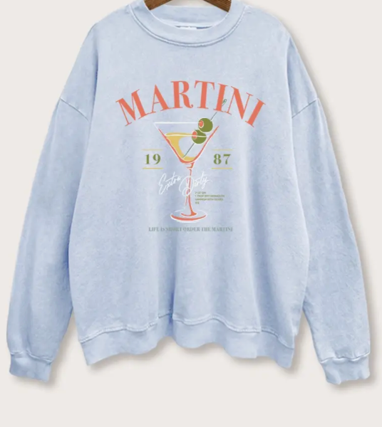 Martini Cocktail Sweatshirt