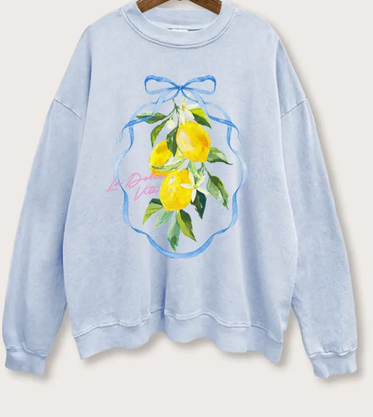 The Sweet Life Lemon Sweatshirt