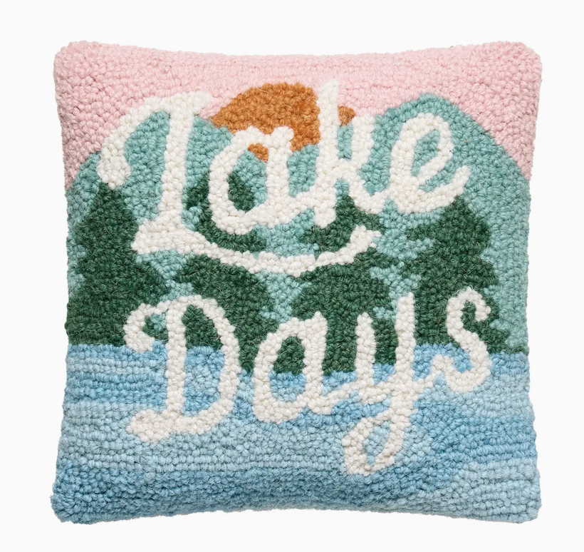 Lake Days Hook Pillow