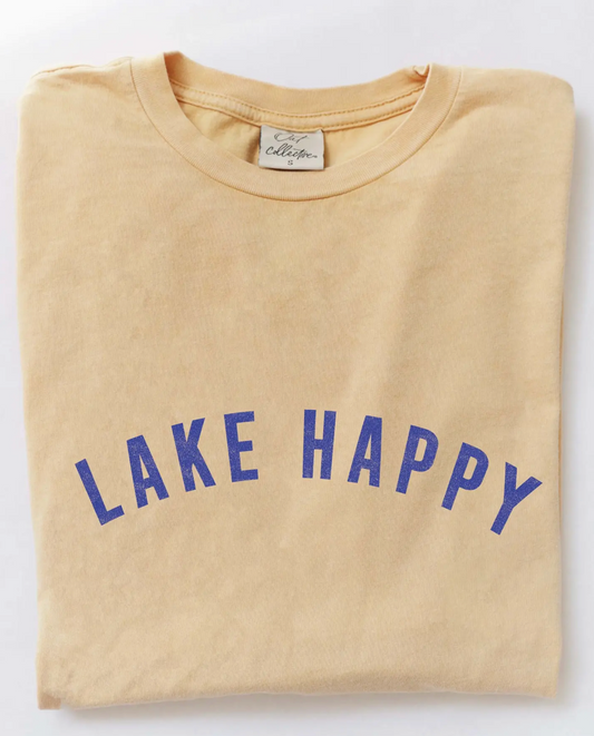 "Lake Happy" Short Sleeve Top