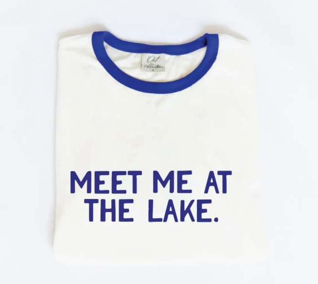 "Meet Me at the Lake" Short Sleeve Top