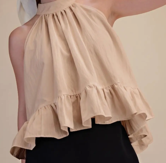 Star of the Show Top Taupe