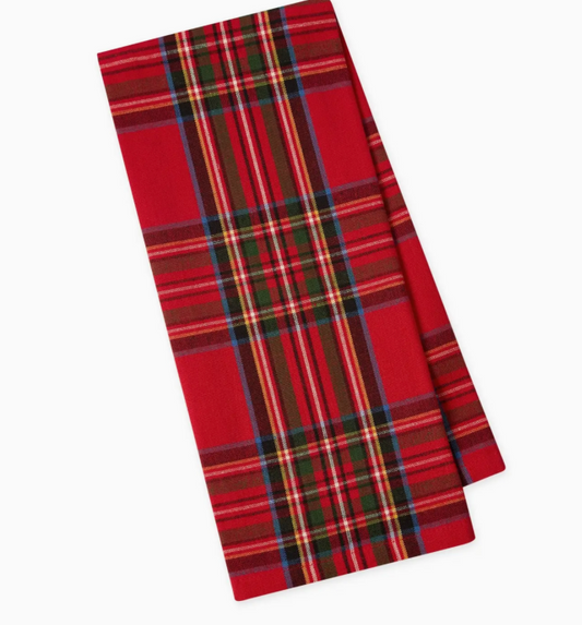 Tis the Season Plaid Dishtowel