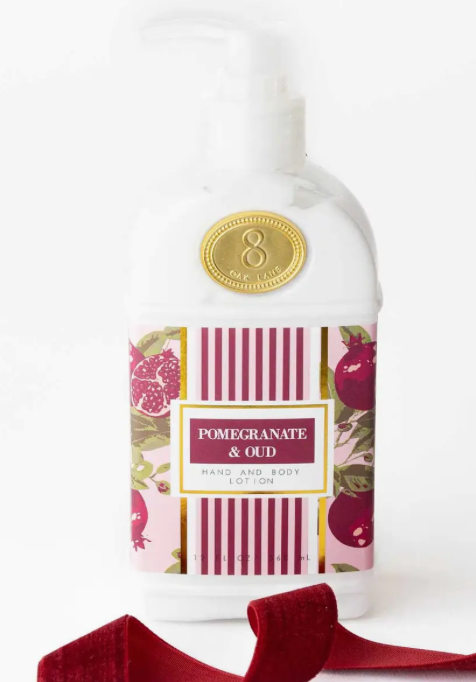 Pomegranate + Oud Hand and Body Lotion