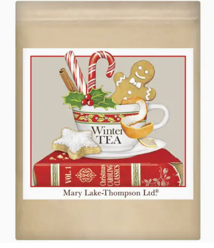 Gingerbread Book Sack Wrapped Tea