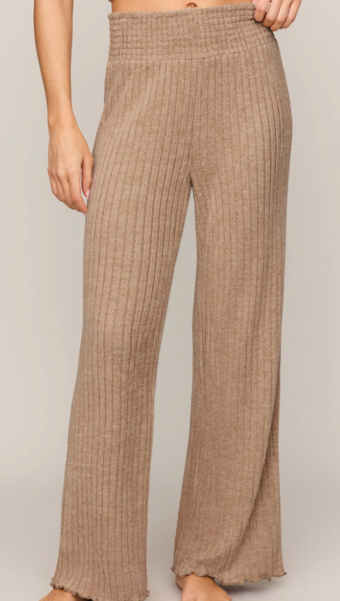 Z Supply Dawn Smocked Rib Pant