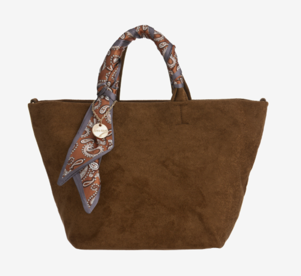 Alex Max Suede Bag Brown