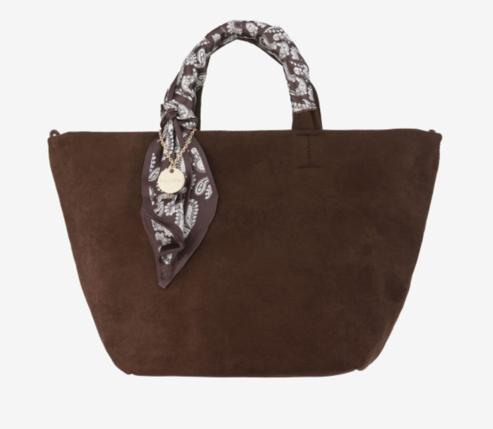 Alex Max Suede Bag Coffee