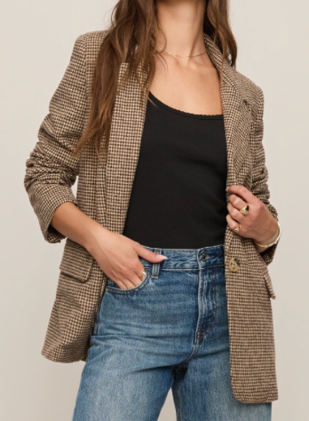 Z Supply Evan Check Blazer