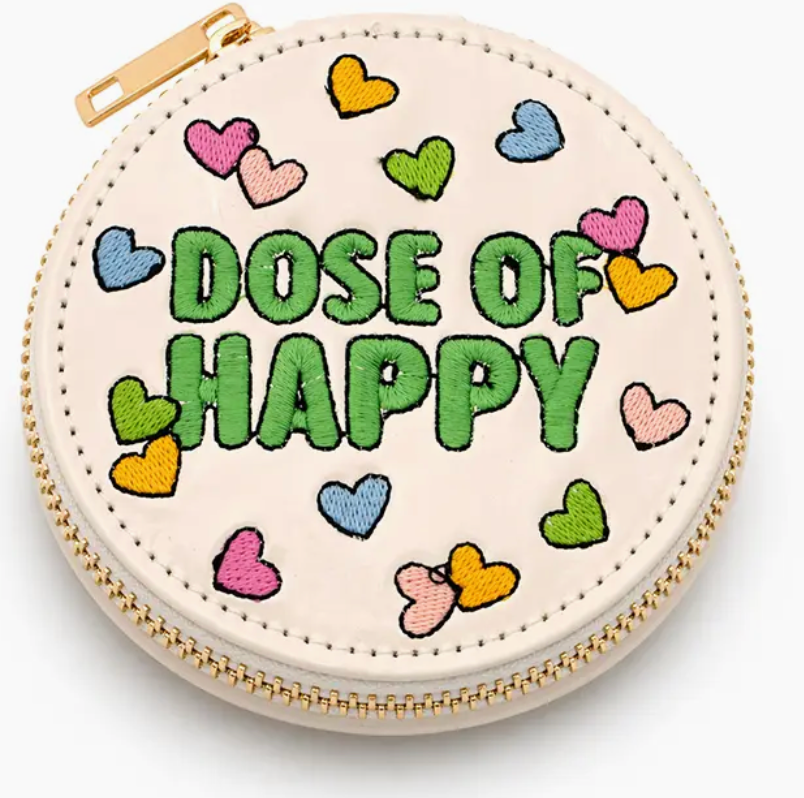 "Dose of Happy" Daily Pill Organizer