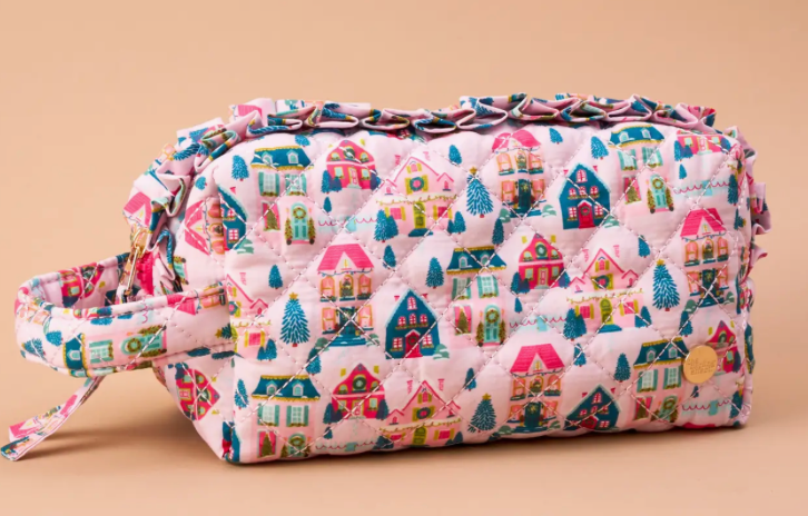 Essentials Quilted Cosmetic Pouch Sugarplum Lane