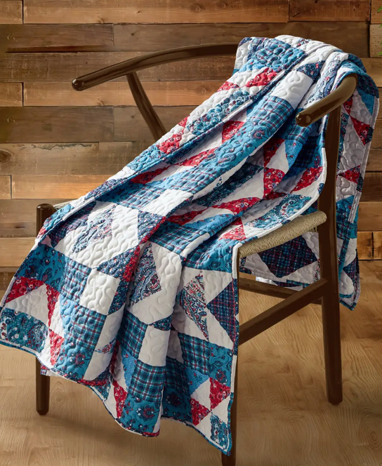 Star Patriotic Throw