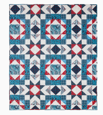 Star Patriotic Throw