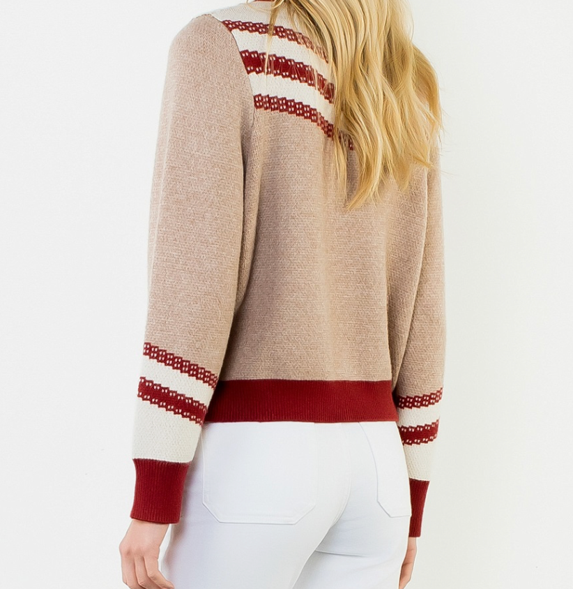 Zipper Horse Sweater
