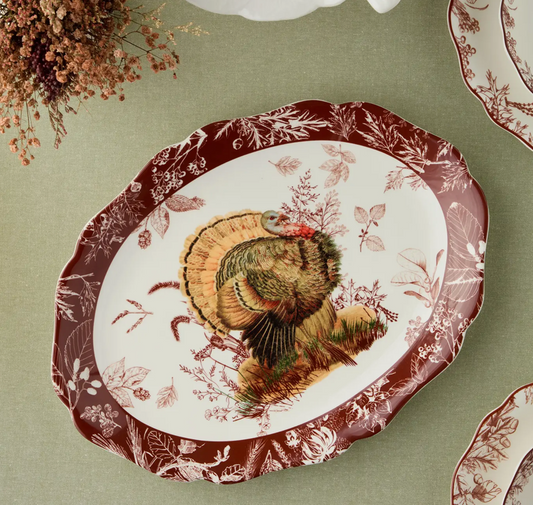 Pheasant Grove Oval Platter