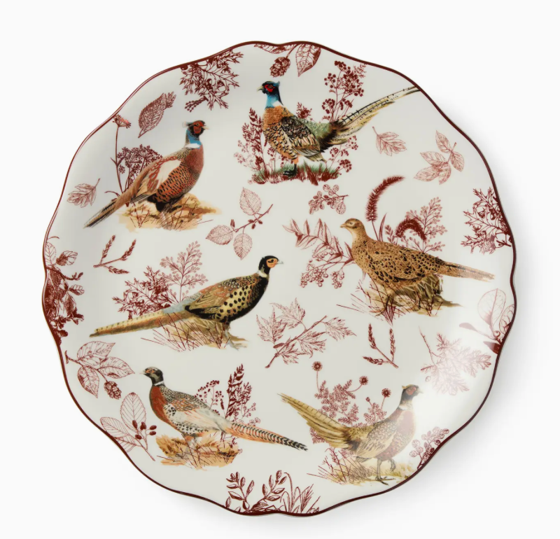 Pheasant Grove Round Platter