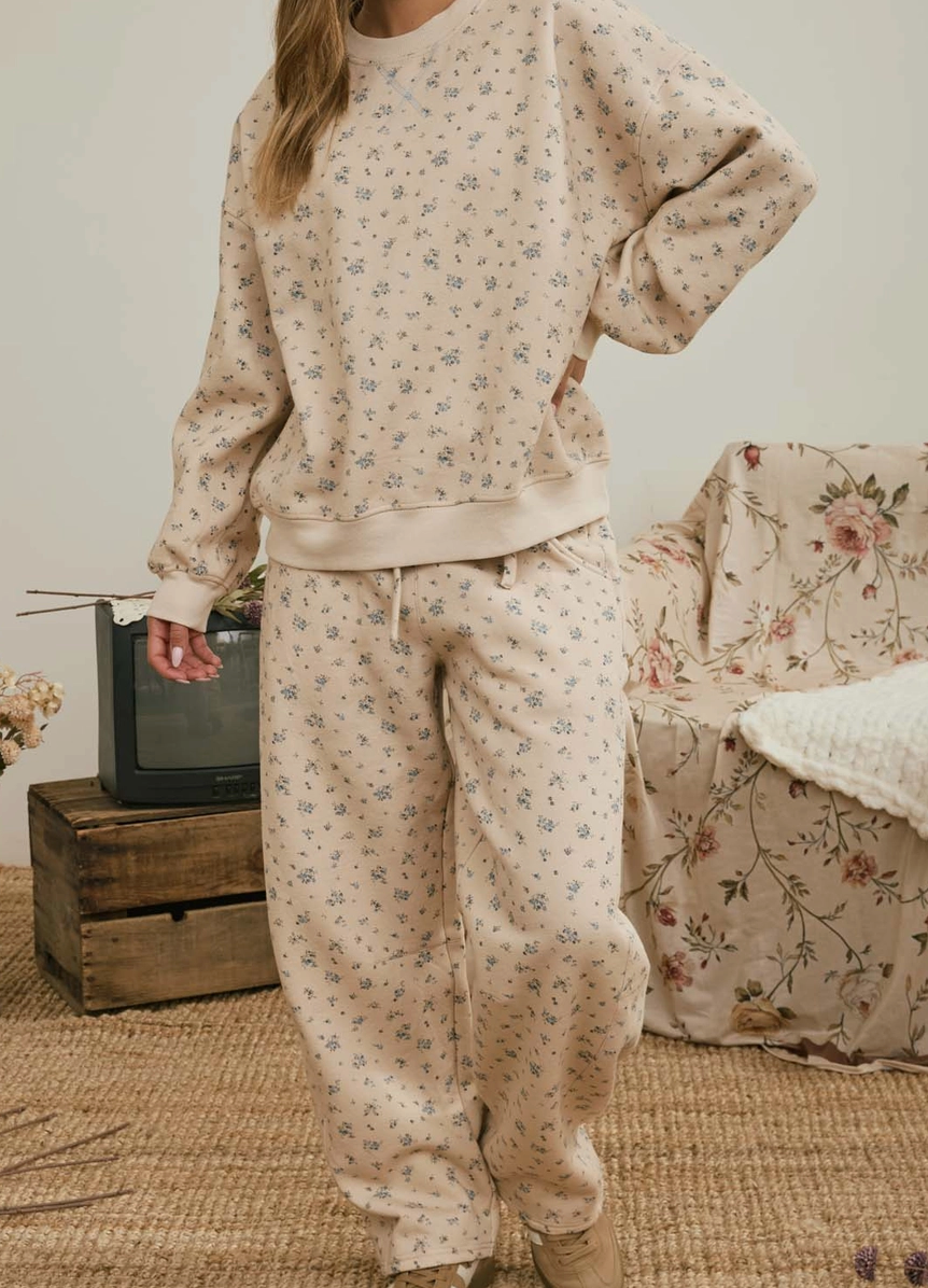 Ditsy Floral Sweatpants