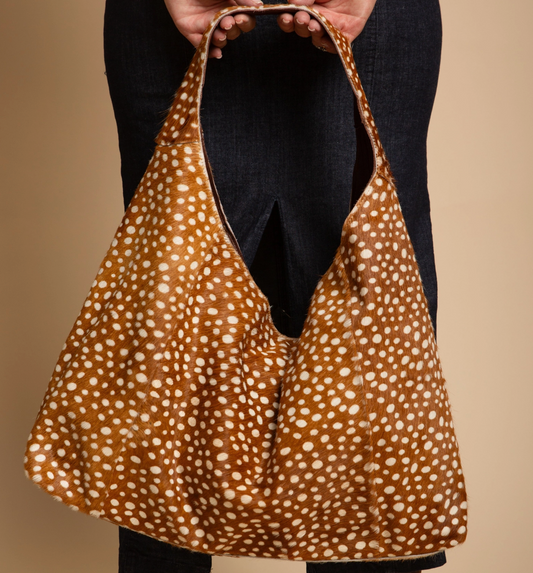 Latico Leathers Lindsey Hair-On Leather Tote