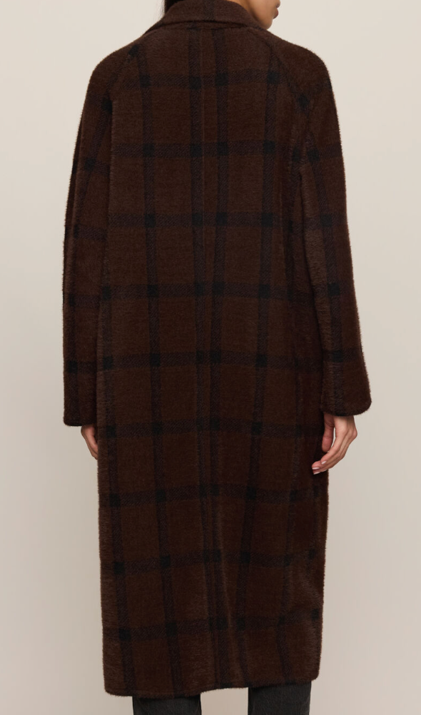 Z Supply Crosby Plaid Cocoon Coat
