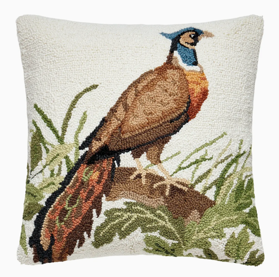 Pheasant Foliage Hook Pillow