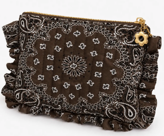 Coco Brown Bandana Pouch