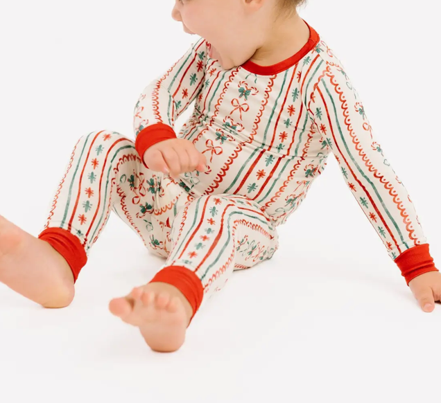 Christmas Dainty Bow Bamboo Set