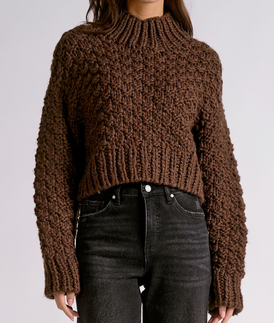 Espresso Chunky Sweater