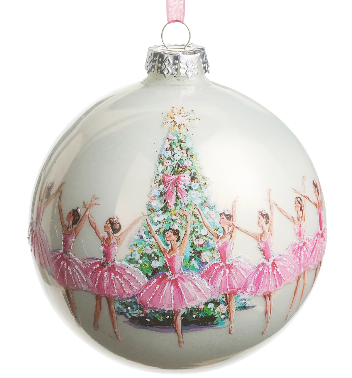 Ballerina Ball Ornament