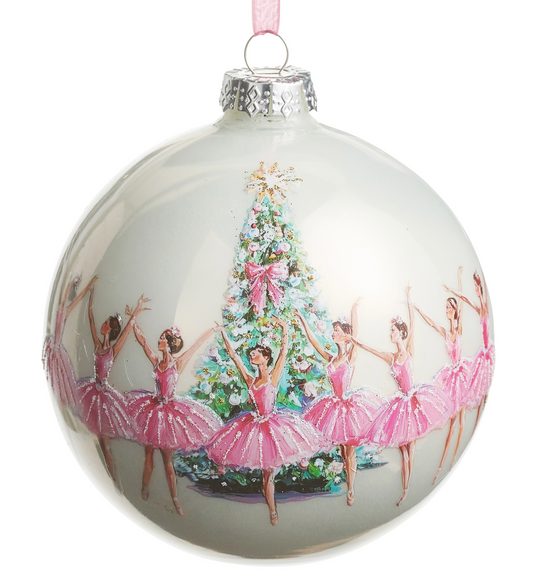 Ballerina Ball Ornament