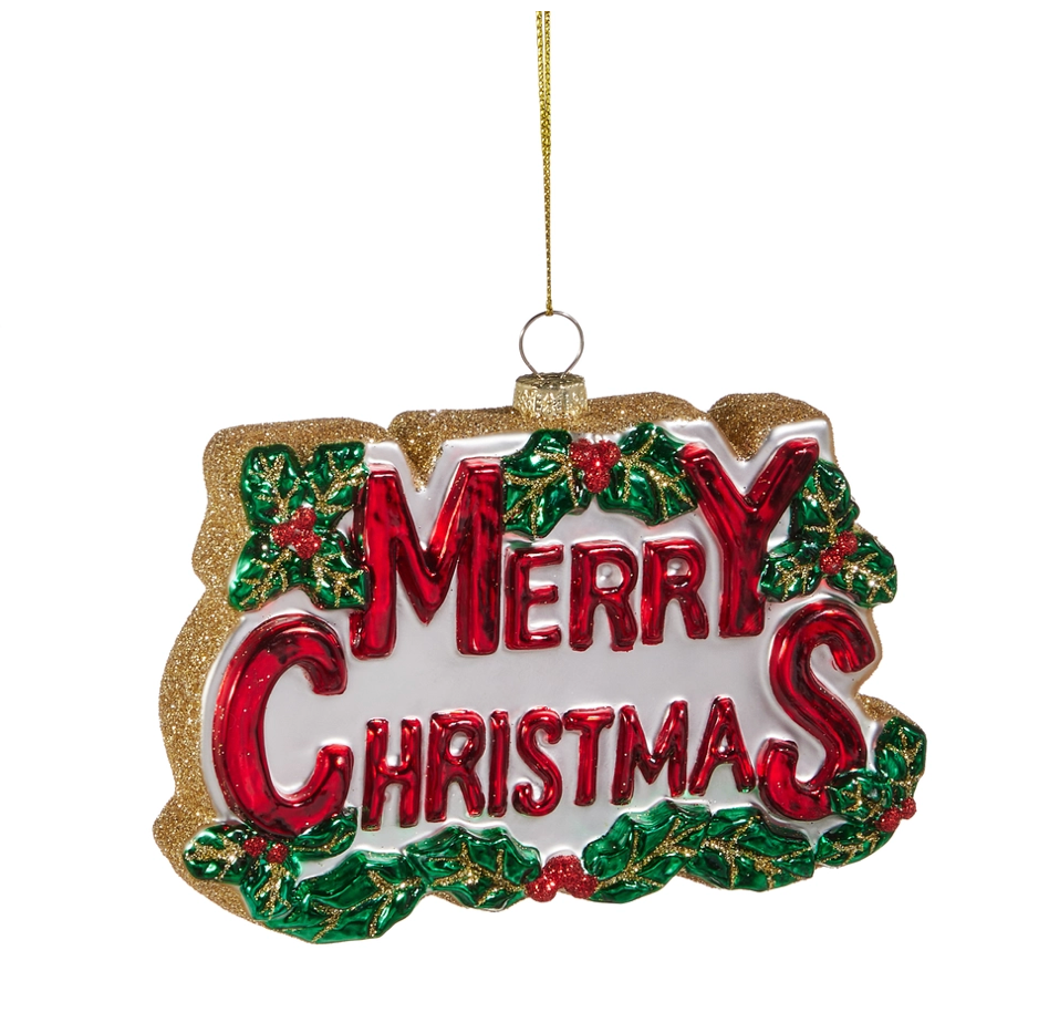Merry Christmas Ornament