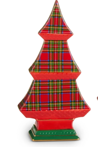 Small Plaid Table Top Tree
