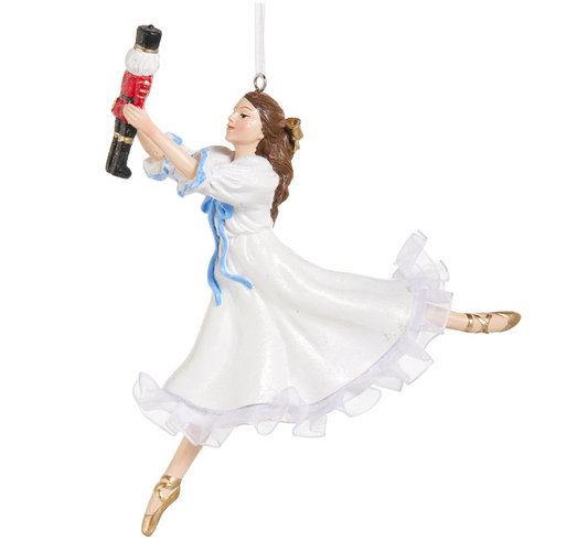 Clara with Nutcracker Ornament